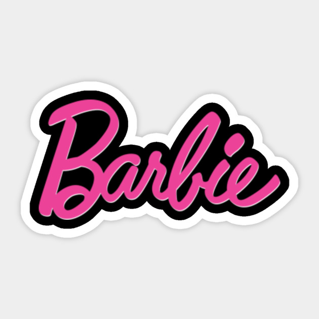 Barbie Logo - Barbie 90s Barbie Pink Doll Girl - Sticker | TeePublic